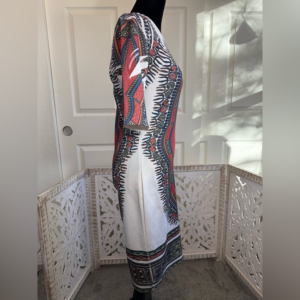 Dashiki African Print Dress. Size Small - Picture 2 of 8